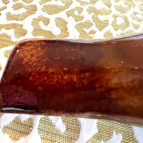 Handcrafted Ceramic Bird Sculpture With Intricate Floral Patterns - Earth Tones - Picture 8 of 12